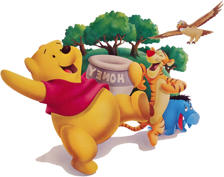 Winnie The Pooh In The Hundred Acre Wood Pixelatedarcade